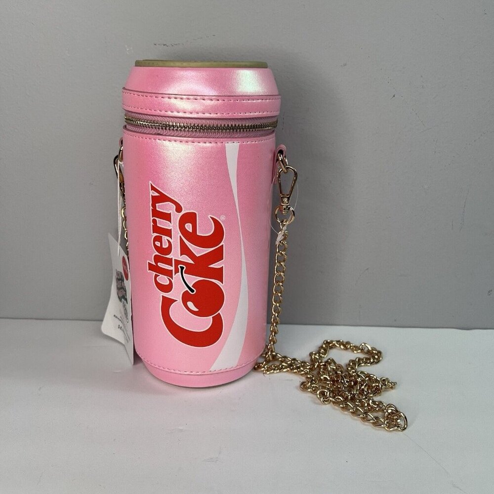 Cherry Coke Skinny Dip Purse Pink W/ Chain TikTok Viral NEW W/ Tags